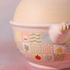 Lidded Bowl- Patchwork Bear Bear