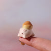Ceramic Figurine - Weeny bunny (Cinnamon Bun)