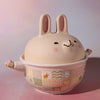Lidded Bowl- Patchwork Bun Bun