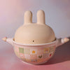 Lidded Bowl- Patchwork Bun Bun