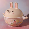 Lidded Bowl- Patchwork Bun Bun