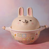 Lidded Bowl- Patchwork Bun Bun