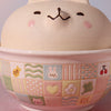 Lidded Bowl- Patchwork Bun Bun