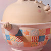 Lidded Bowl- Patchwork Shiba (Summer Edition)