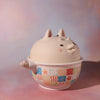 Lidded Bowl- Patchwork Shiba (Summer Edition)