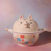 Lidded Bowl- Patchwork Shiba (Summer Edition)