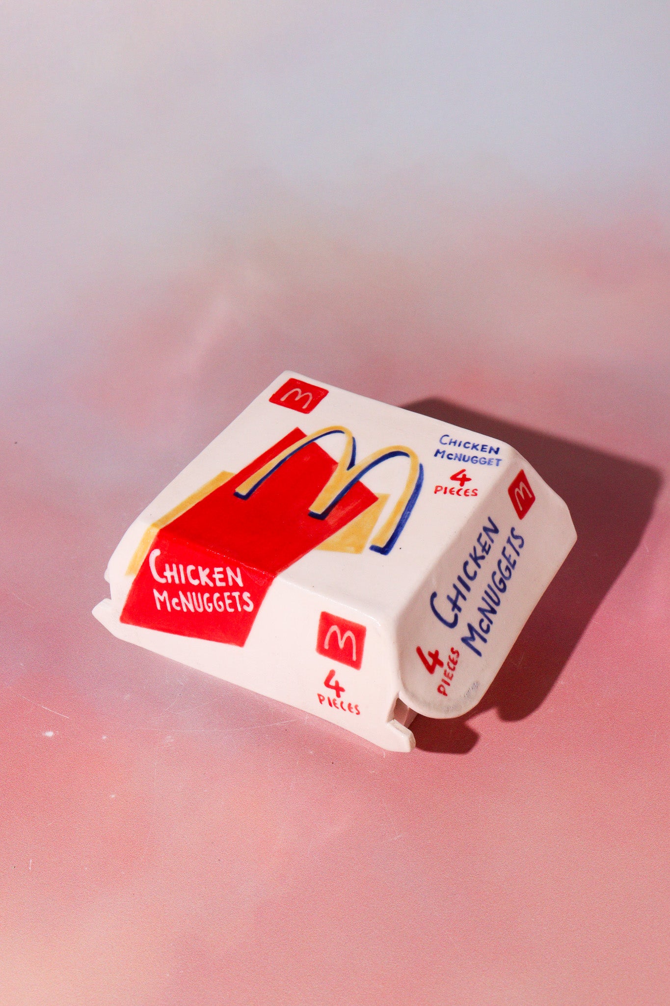 Ceramic Sculpture - Vintage McNuggets box
