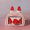 Ceramic Sculpture - Strawberry Cake roll (Medium)