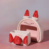 Ceramic Sculpture - Strawberry Cake roll (Medium)