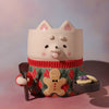Pot - Breakfast time! Holiday Pj Shiba