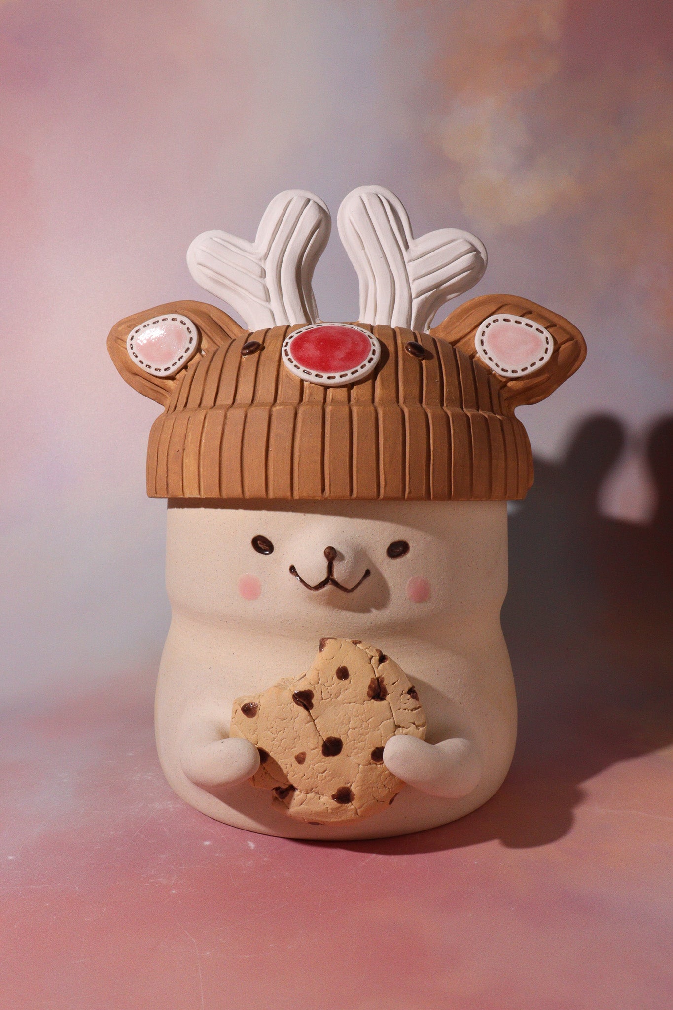 Jar - Cookies! (Large Reindeer Beanie)