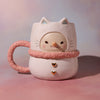 Mug - Snowman Kitty (Pink)