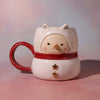 Mug - Snowman Kitty (Red)