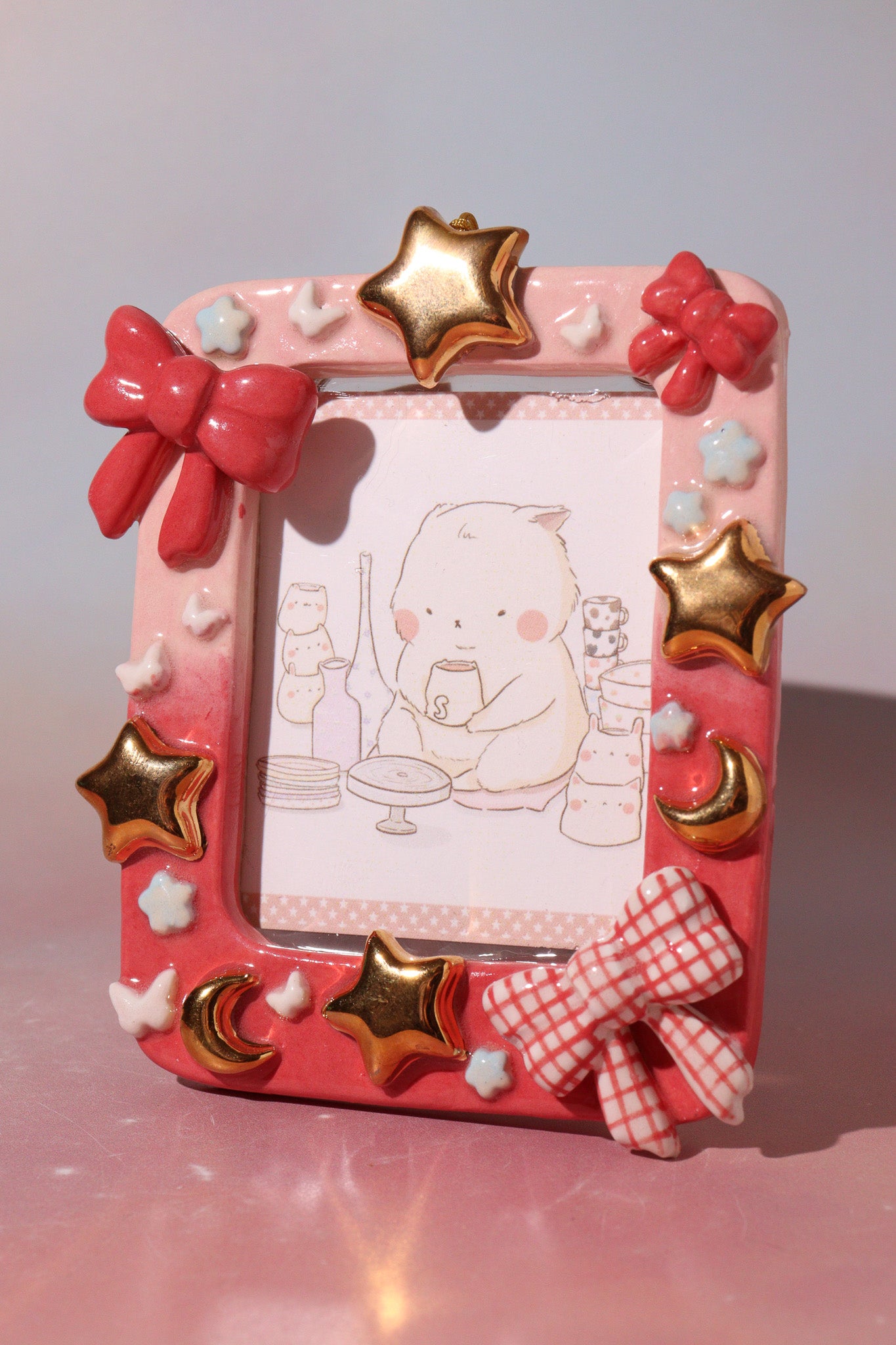 Polaroid Frame - Cutsey Pink Ombre