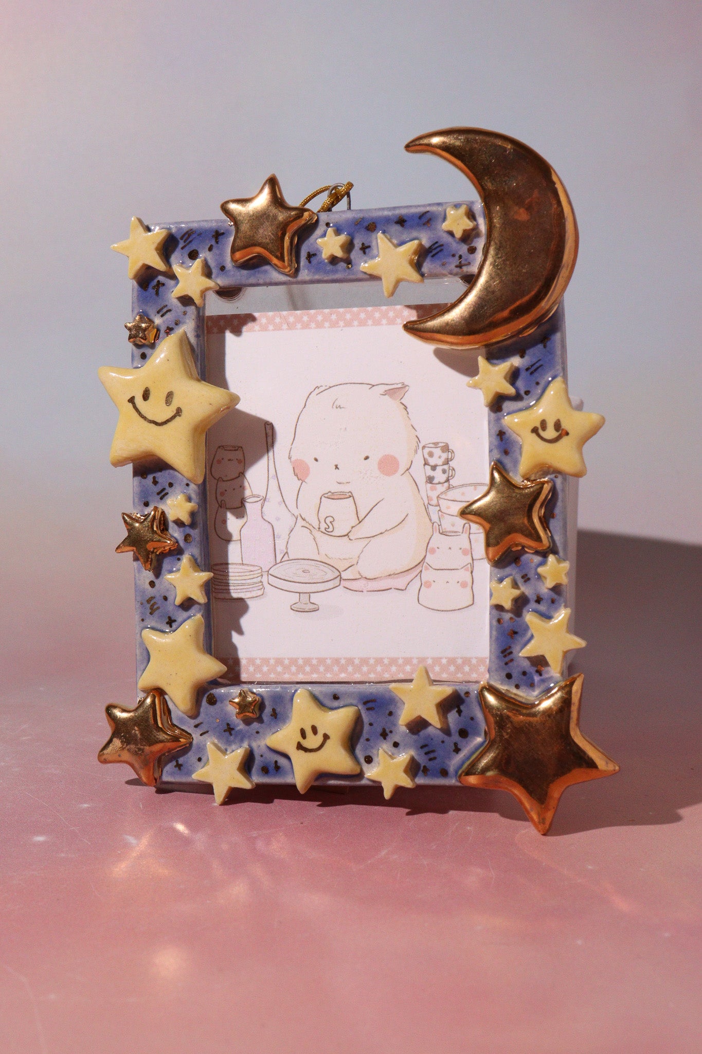 Polaroid Frame - Starry Sky (Slightly Smudged)