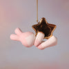 Ornament  - Star Catcher (Pink Bunny)