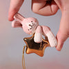 Ornament  - Star Catcher (Pink Bunny)