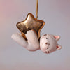 Ornament  - Star Catcher (Grey Kitty)