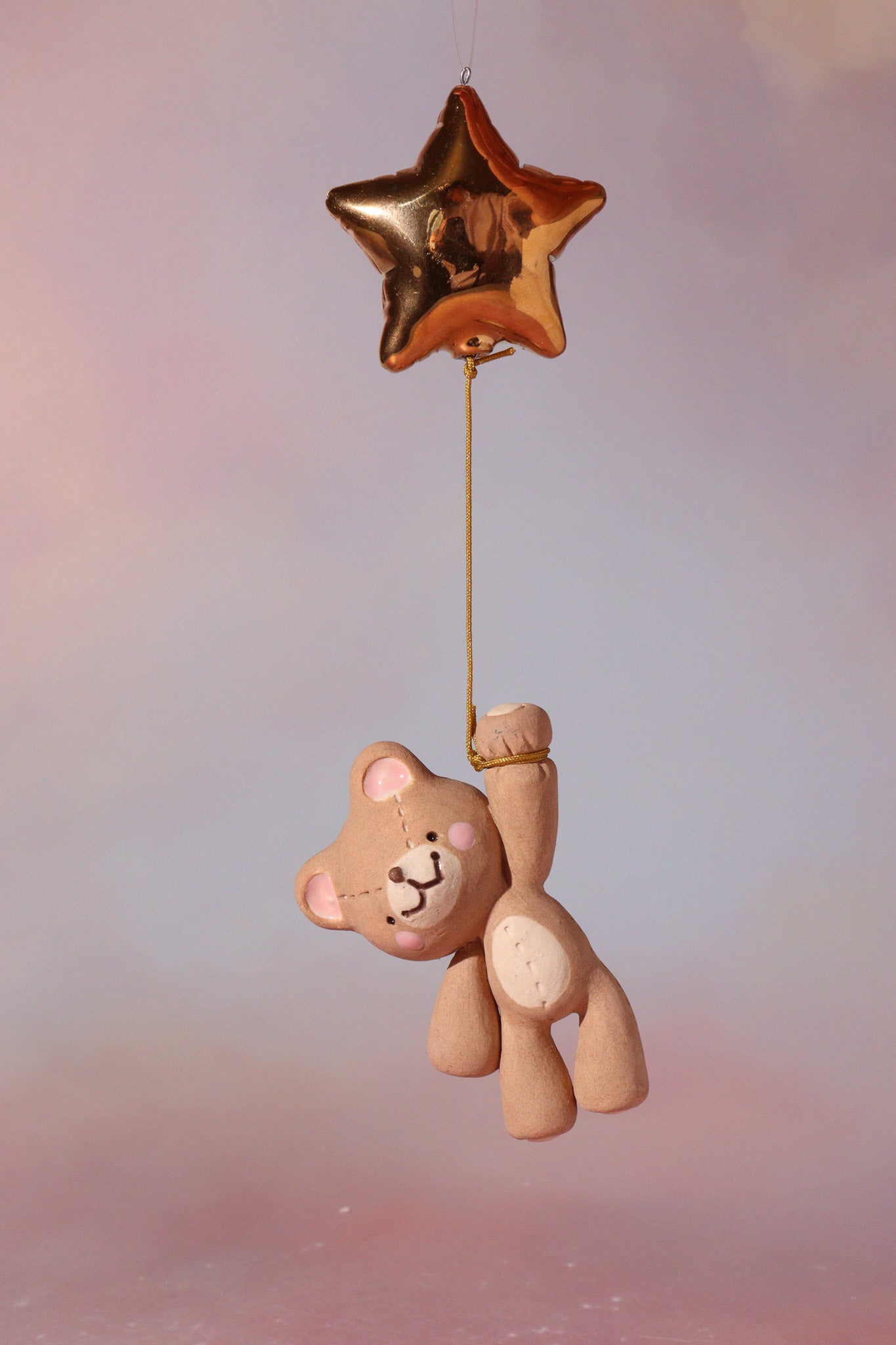 Ornament  - Up! (Mocha Teddy)