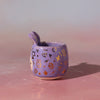 Small Figurine - Mini Mug Ornament (Purple Bunny)