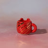 Small Figurine - Mini Mug Ornament (Red Bear)