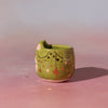 Small Figurine - Mini Mug Ornament (Green Kitty)