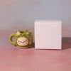 Small Figurine - Mini Mug Ornament (Green Kitty)