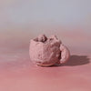 Small Figurine - Mini Mug Ornament (Puffy Pink A)