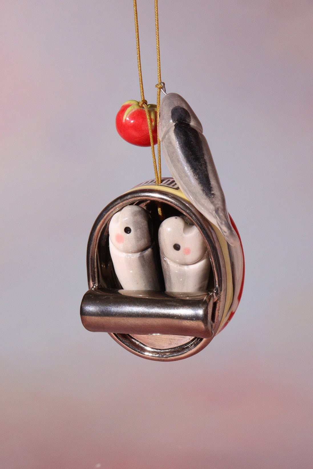 Ornament  - Sardine Fishies (Tomato)